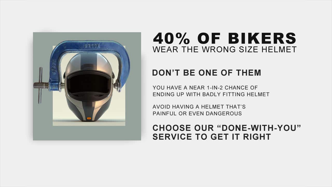 Motorcycle Helmet Sizing: Helmet size guide + Helmet size charts