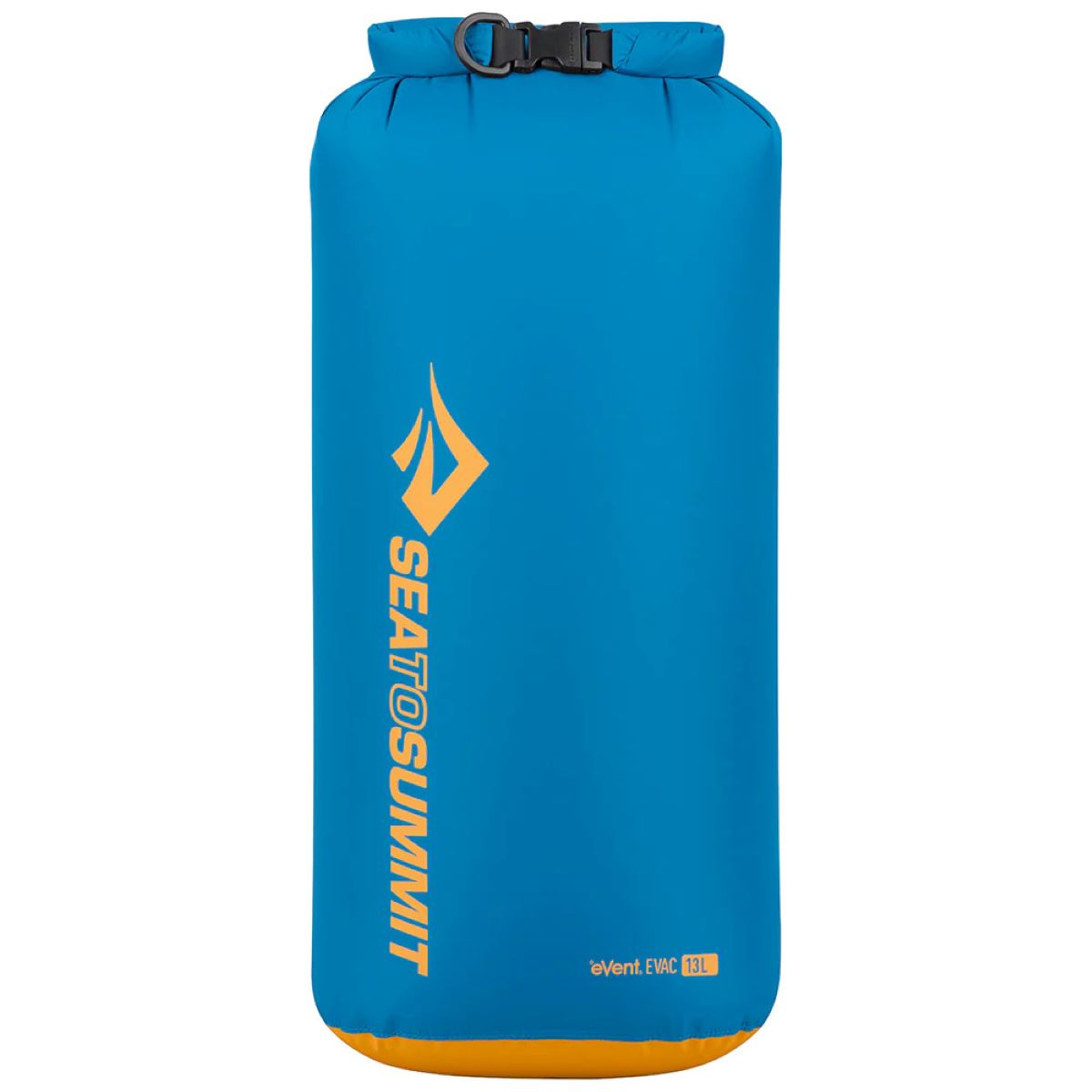 Keep your compressible gear dry with the Sea to Summit Evac Dry Bag: air squeezes out and water can't get in.
