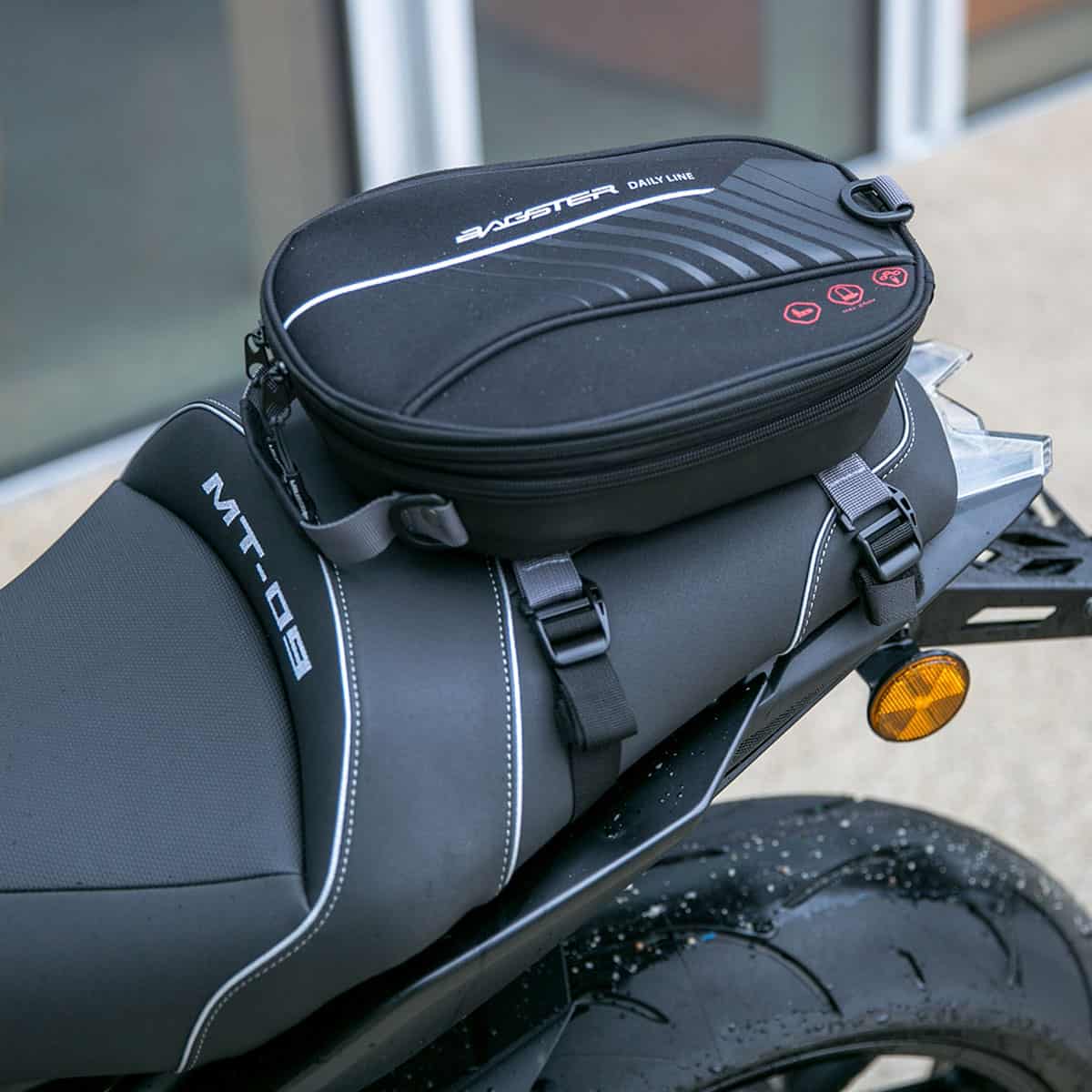 Introducing the Bagster Daily Line Locker saddlebag, perfect for your everyday adventures!