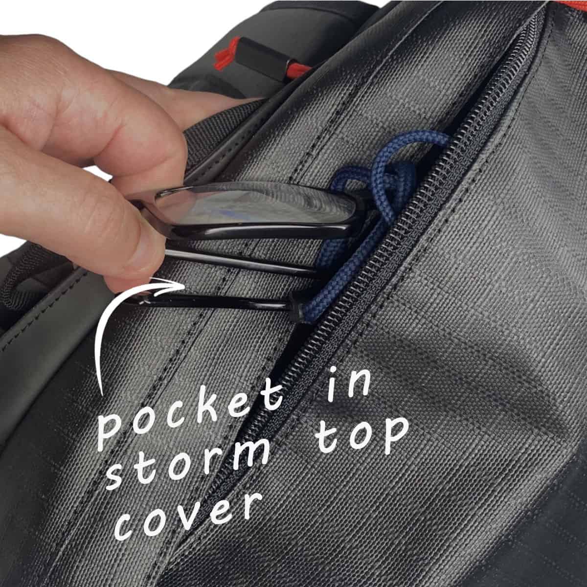 The Dainese D-Throttle Riding Backpack is a reliable and versatile choice designed for everyday use - storm cover pocket