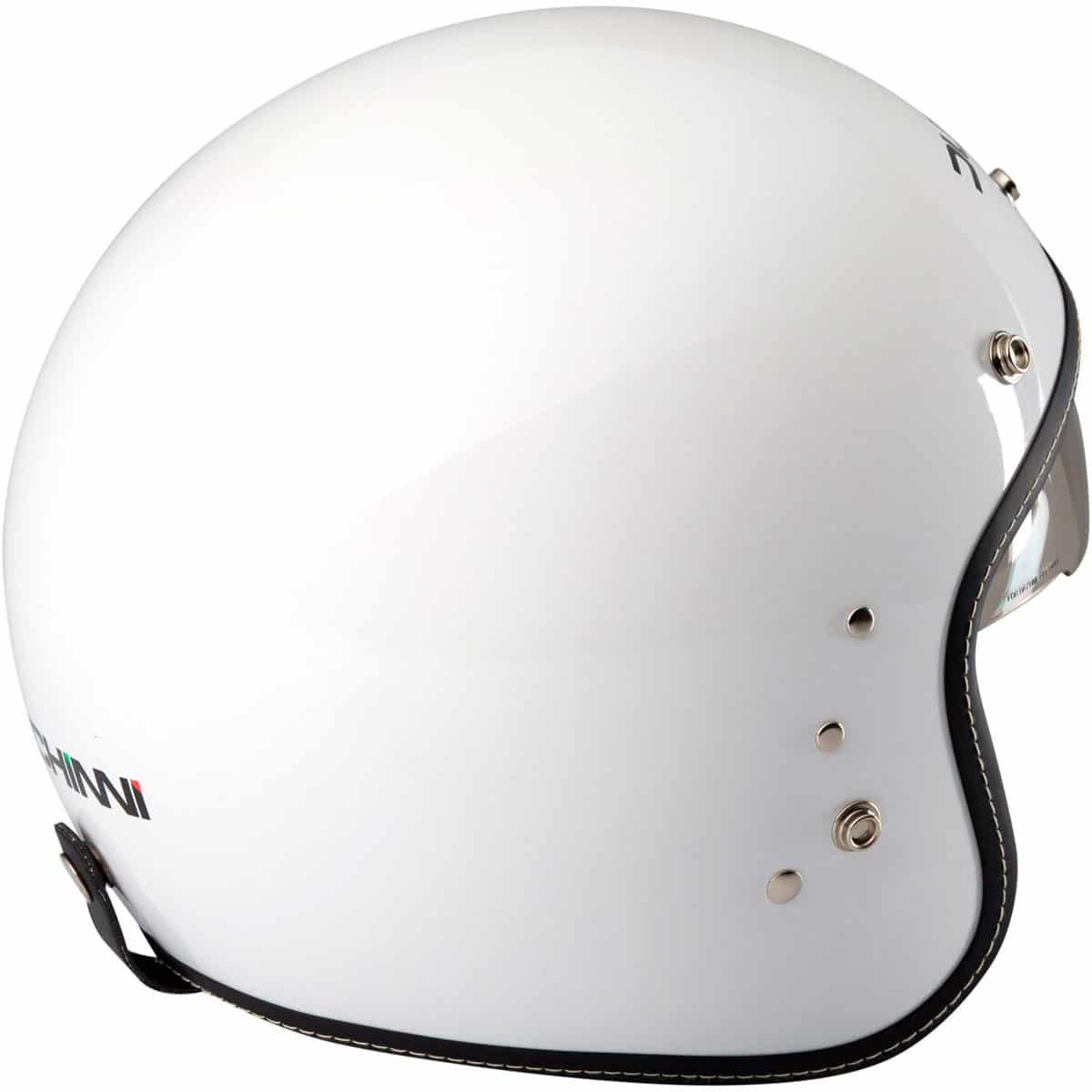 Duchinni D501 Open Face Motorbike Helmet - White 4
