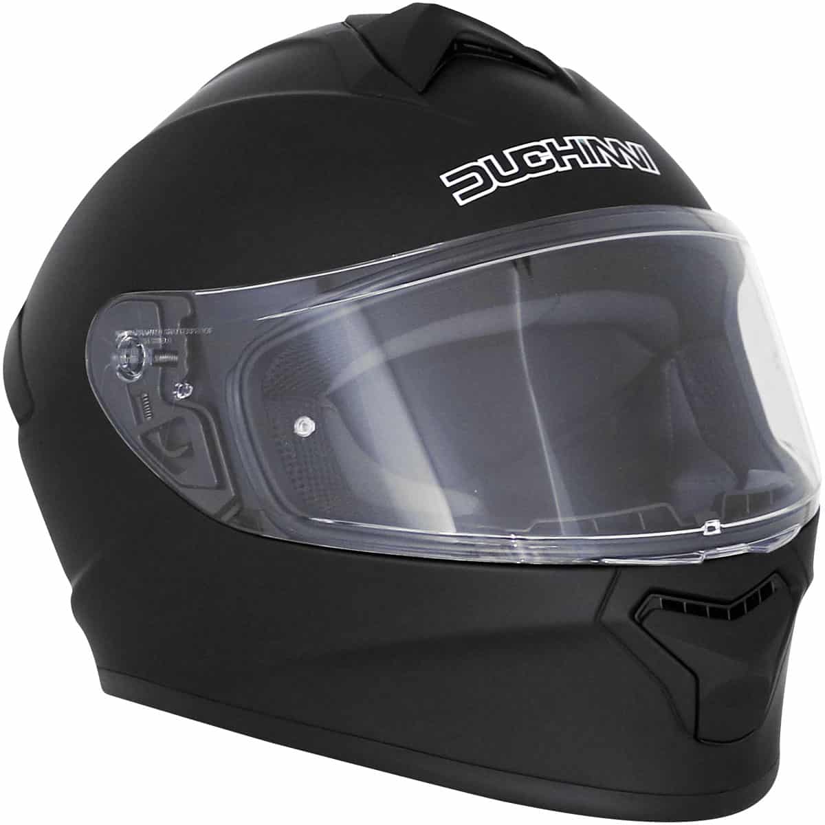 Duchinni D977 Full Face Motorcycle Helmet - Matt Black 3