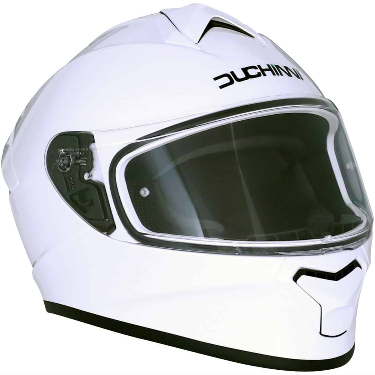 Duchinni D977 Full Face Motorcycle Helmet - White 4