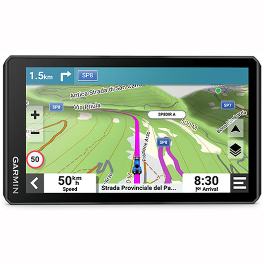 The Garmin Zumo XT2 rugged motorcycle Sat Nav is built for adventure with a larger and brighter 6in sunlight-readable display that is built to withstand weather and handlebar vibrations.