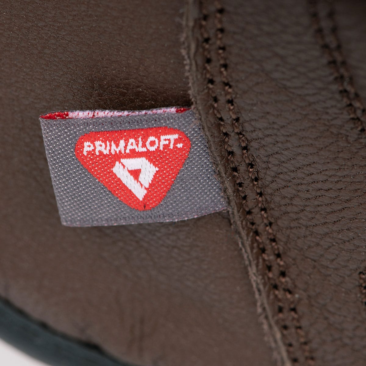Oxford Hamilton Leather Gloves WP - Brown Primaloft label