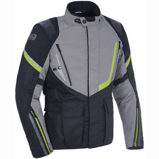 Oxford Montreal 4.0 Jacket WP - Black Grey Fluo front