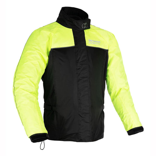 Oxford Rainseal Over Jacket WP - Black/Fluo front