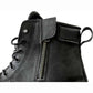 The Richa Calgary boots: Casual motorcycle footwear - zip close up 