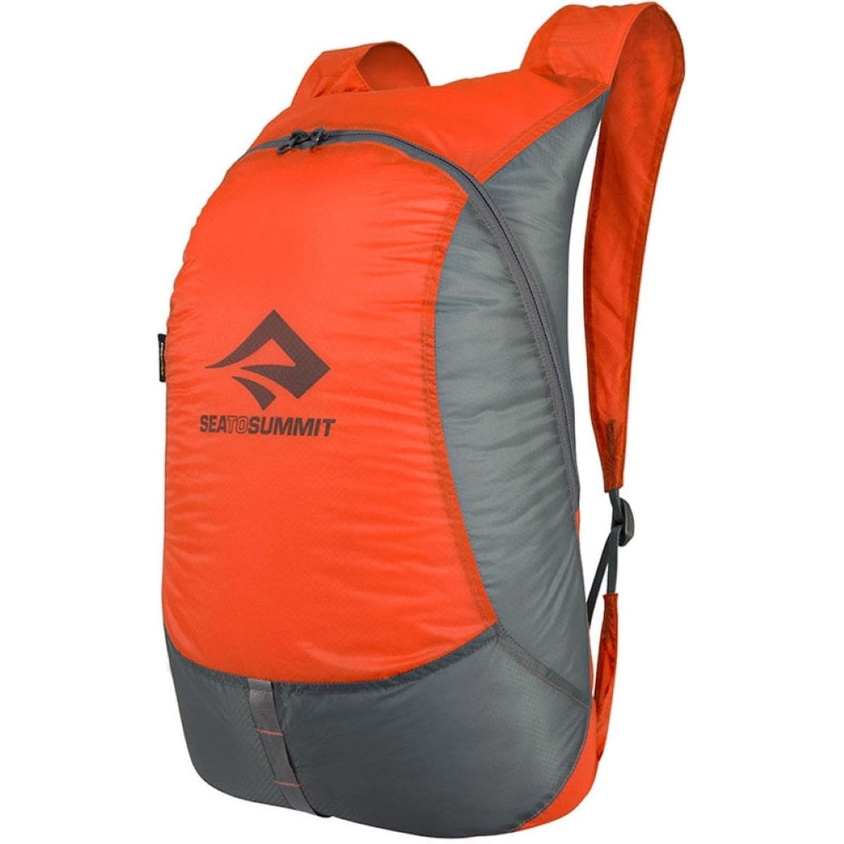 The Sea to Summit Ultra-Sil Dry Daypack is a super lightweight backpack that can fold down to the size of an egg - Spicy Orange