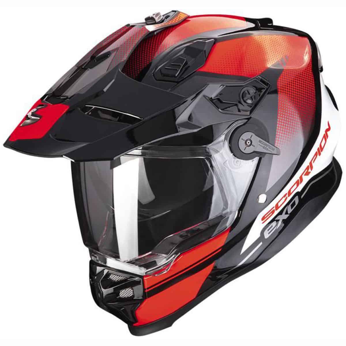 Scorpion ADF 9000 Adventure Helmet Trail - Black Red front