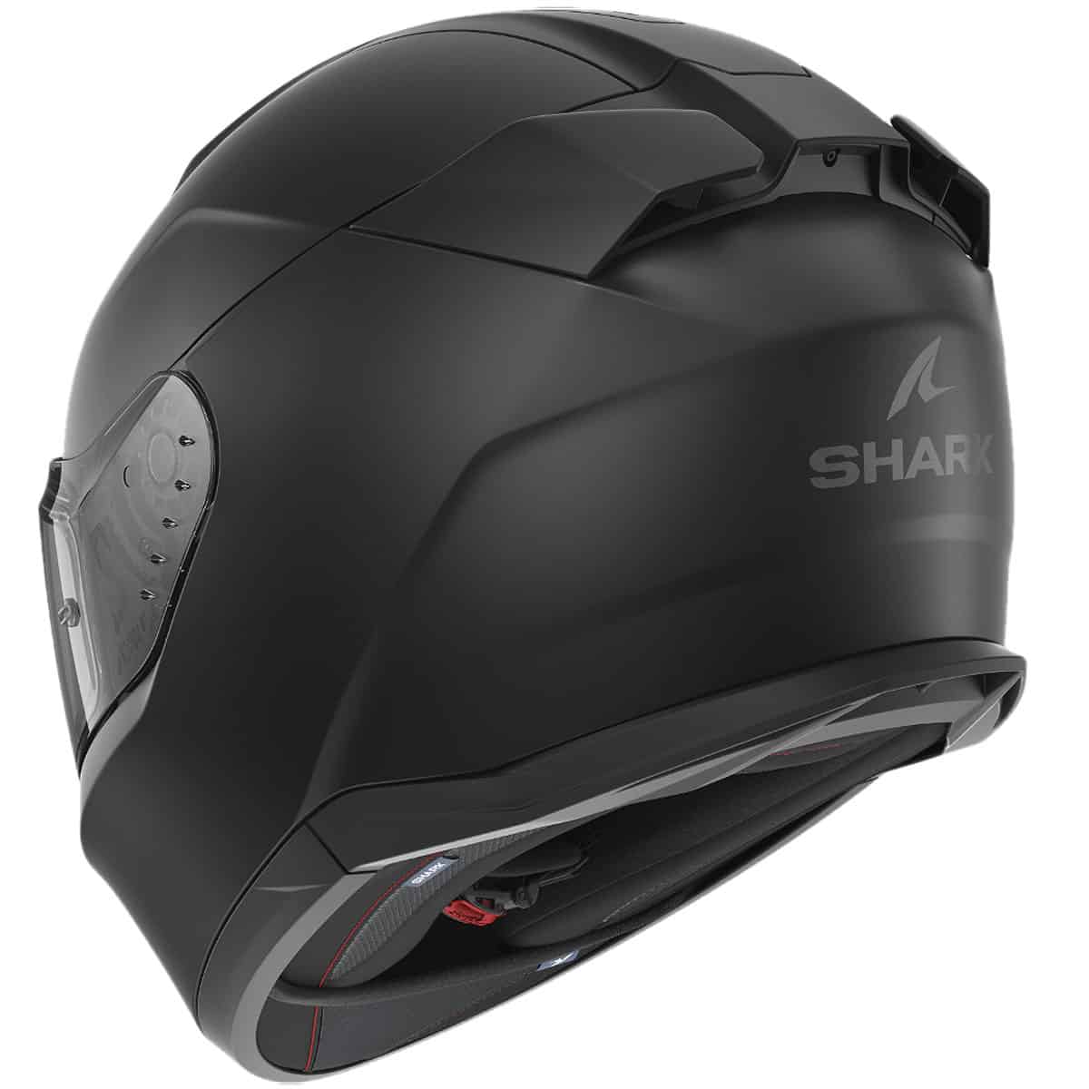 Shark Helmets' D-Skwal 3. This ultra-modern helmet combines an aggressive look with exceptional features like advanced aerodynamics and "BEST FIT" technology for optimal comfort and stability at any speed - front
