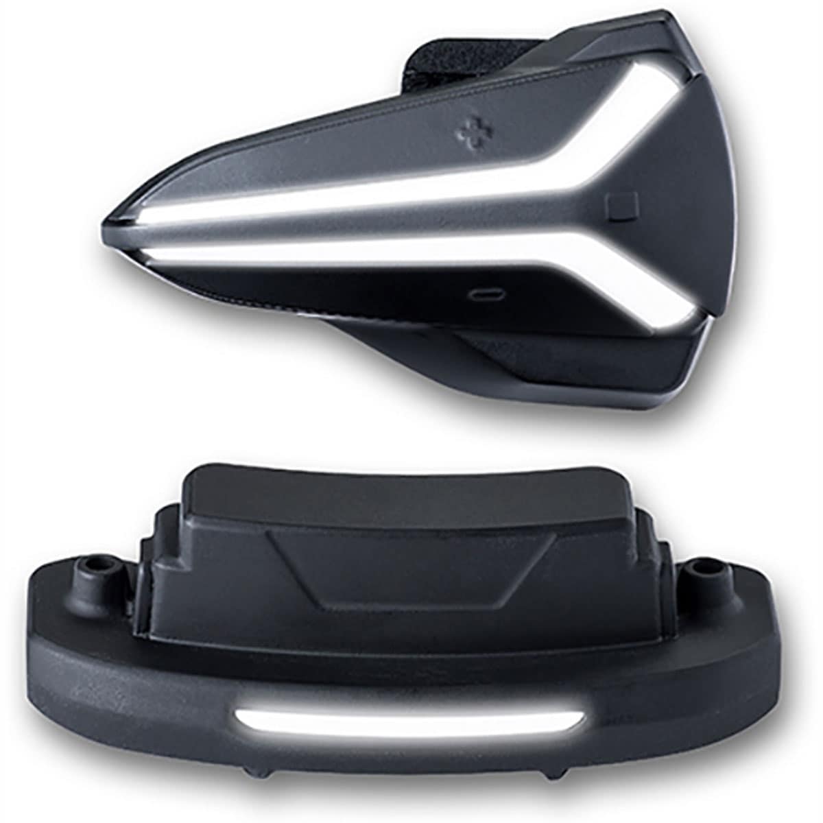 Smart HJC 20B Bluetooth Intercom Headset: A communication system developed with SENA, designed for HJC