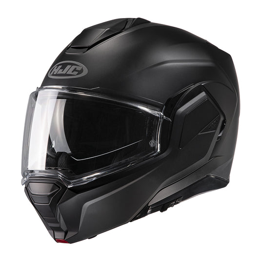 HJC i100 Flip Back Motorcycle Helmet in Matt Black 1