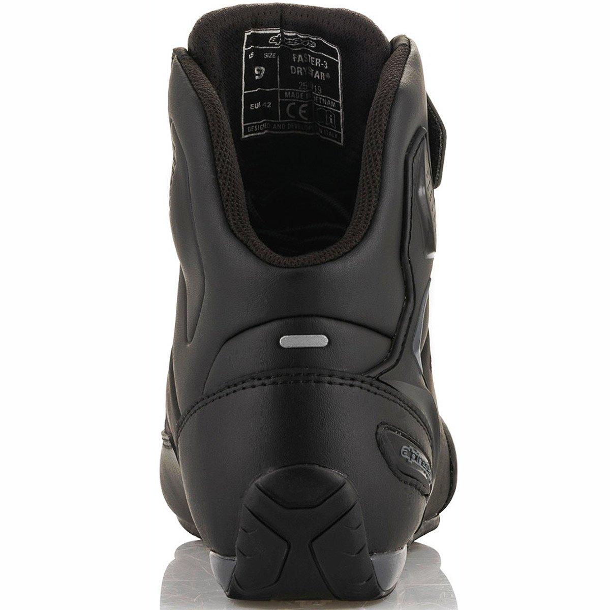 Alpinestars Faster-3 Drystar Shoes WP Black Cool Gray - Motorcycle Trainers & Casual Shoes