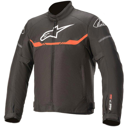 Alpinestars T-SP S Jacket WP - Black Red Fluo - Browse our range of Clothing: Jackets - getgearedshop 