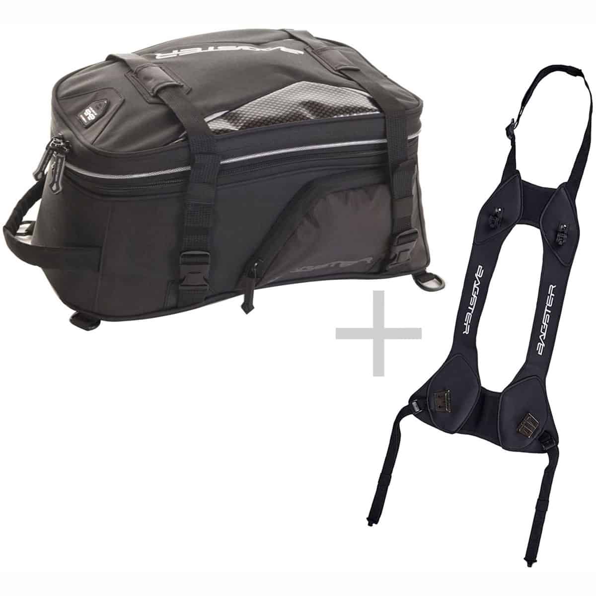 Bagster Modulo motorcycle luggage system: The tank bag to go with the Modulo tail pack bundle