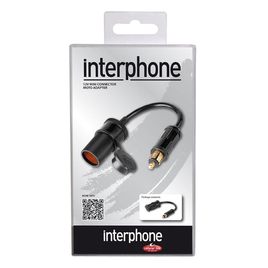Interphone Cigarette Adapter - Browse our range of Accessories: Headsets - getgearedshop 