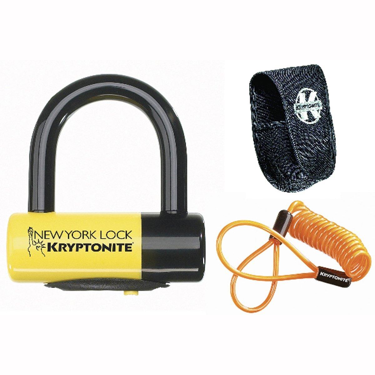 Kryptonite New York Liberty Disc Lock - with Reminder Cable