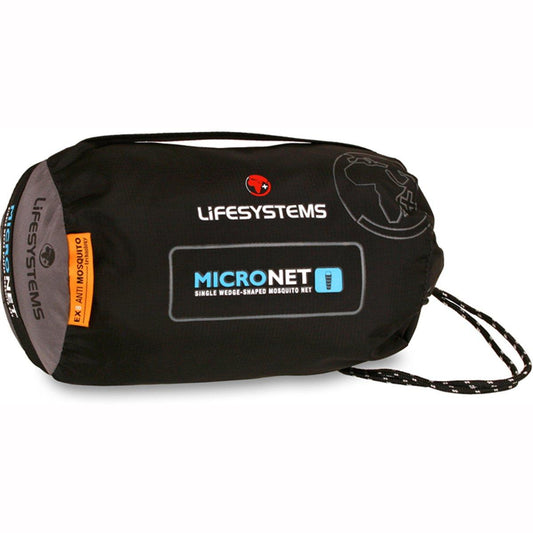 Lifesystems MicroNet Single Mosquito Net - White - Browse our range of Accessories: Travel - getgearedshop 