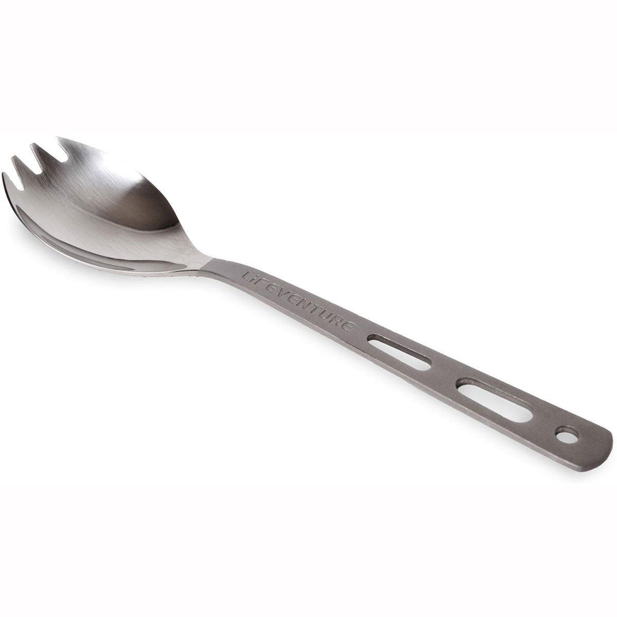 Lifeventure Titanium Forkspoon - 160 x 40 x 15 mm - Browse our range of Accessories: Camping - getgearedshop 