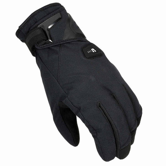 Macna Evolve Heated Gloves: Heated gloves designed to be plugged into the motorcycle battery