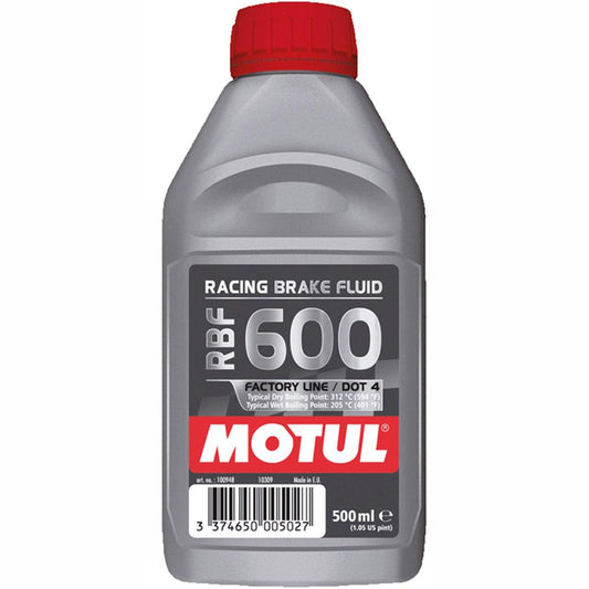 Motul RBF 600 Factory Line Brake Fluid - 500ml - Browse our range of Care: Oils & Liquids - getgearedshop 