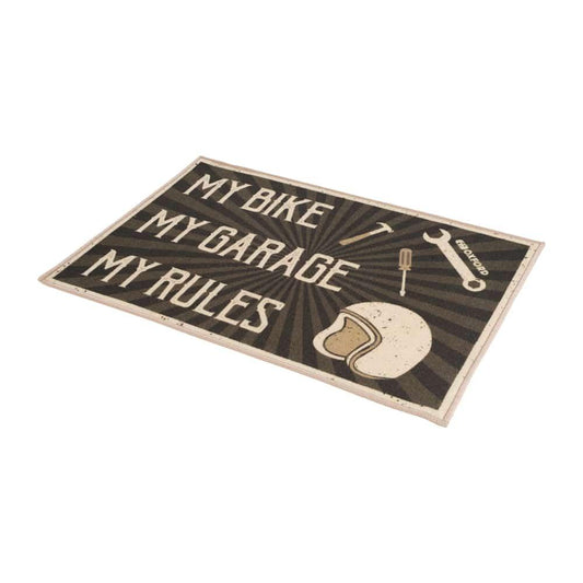 Oxford Door Mat 90cm x 60cm - My Rules - Browse our range of Accessories: Home - getgearedshop 