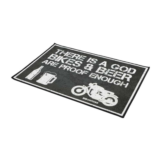 Oxford Door Mat 90cm x 60cm - There Is A God - Browse our range of Accessories: Home - getgearedshop 