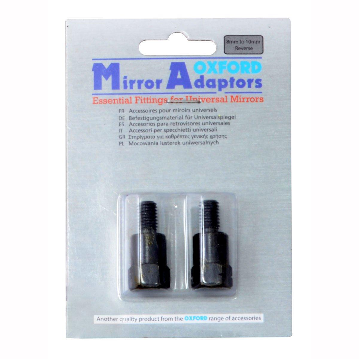 Oxford Mirror Adapter - 8-10mm Reverse - Browse our range of Care: Parts - getgearedshop 