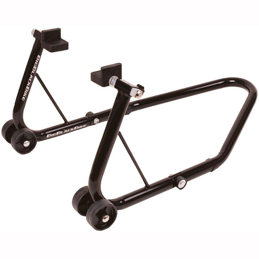 Oxford Paddock Stand Big Black Bike Rear - Browse our range of Accessories: Stands & Ramps - getgearedshop 
