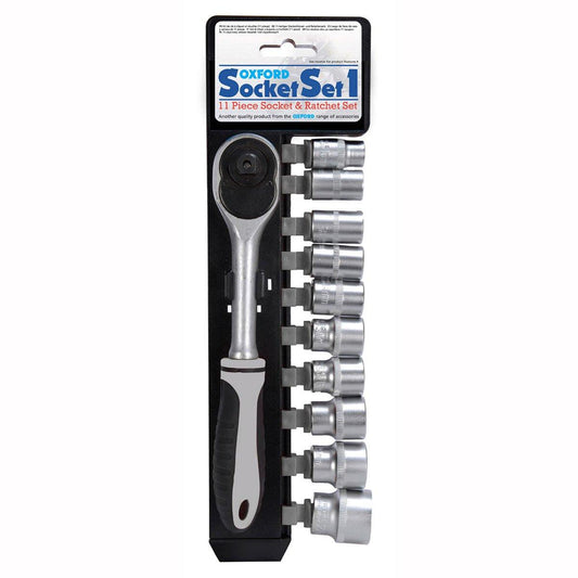 Oxford Socket Set 1 - Silver - Browse our range of Accessories: Travel - getgearedshop 