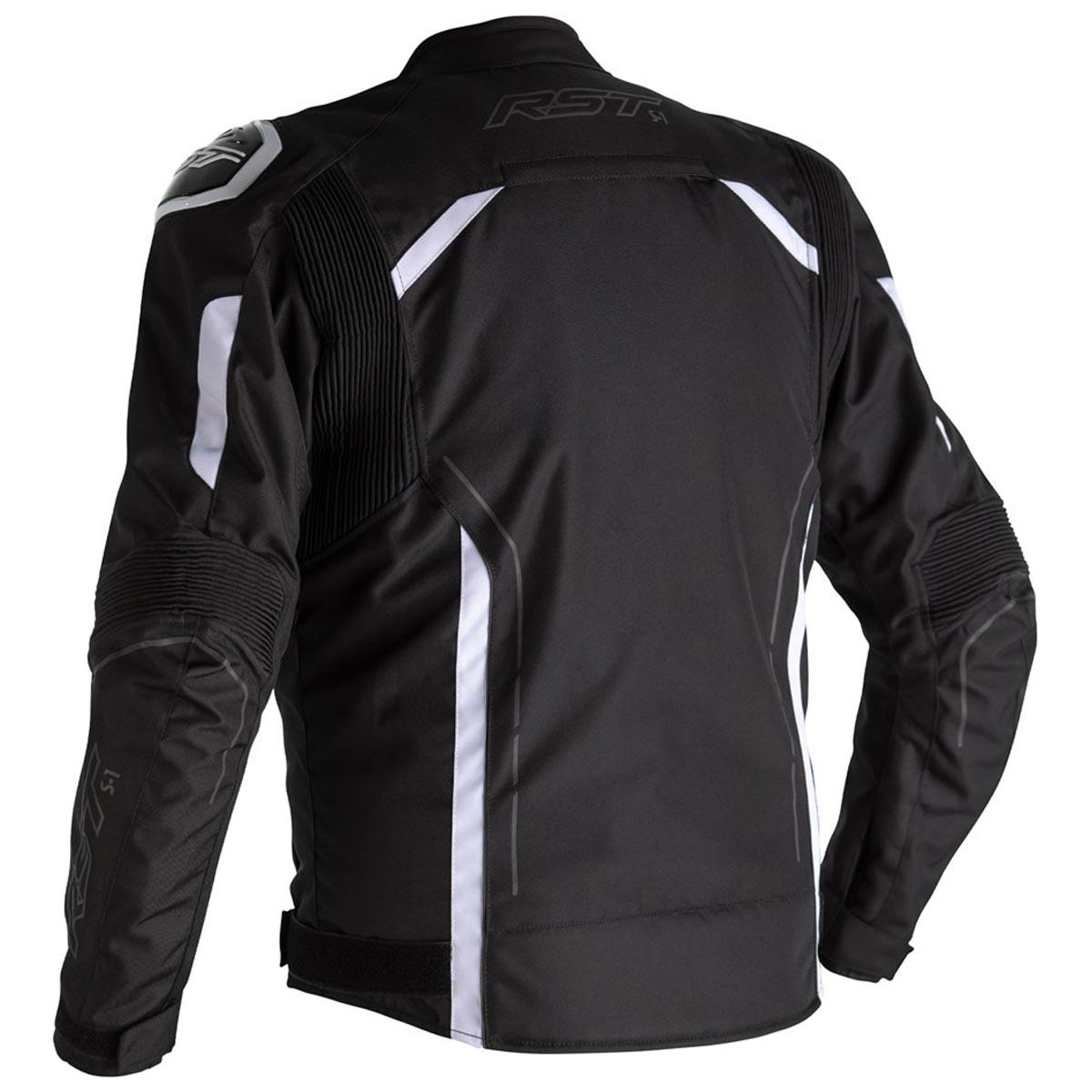 RST S-1 Textile Jacket CE WP - Black White - Browse our range of Clothing: Jackets - getgearedshop 
