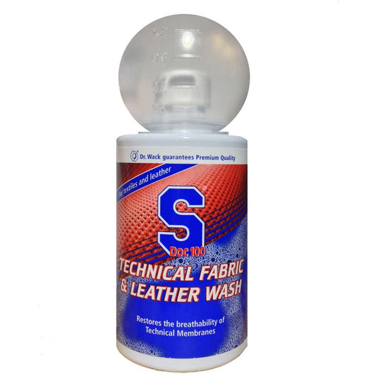 SDoc S100 Technical Fabric & Leather Wash - Browse our range of Clothing: Care - getgearedshop 