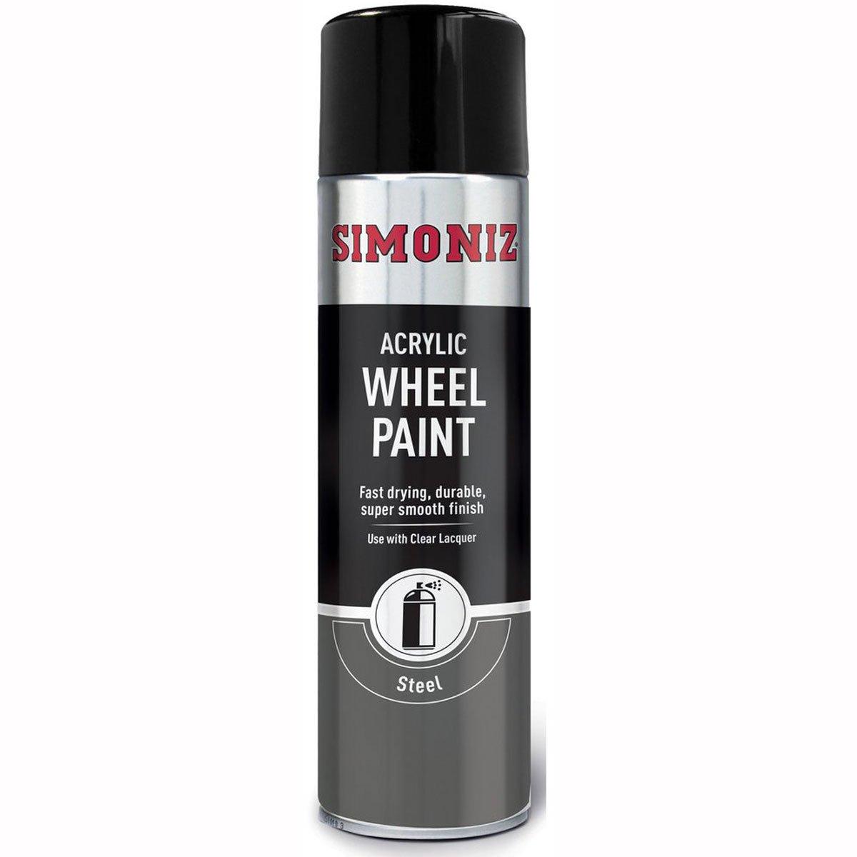 Simoniz Steel Wheel Paint Spray Aerosol Can - 500ml - Browse our range of Care: Paint - getgearedshop 