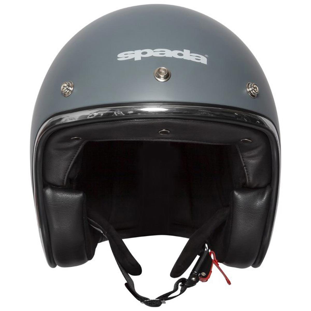 Spada Open Face Classic Helmet - Matt Grey - Browse our range of Helmet: Open Face - getgearedshop 
