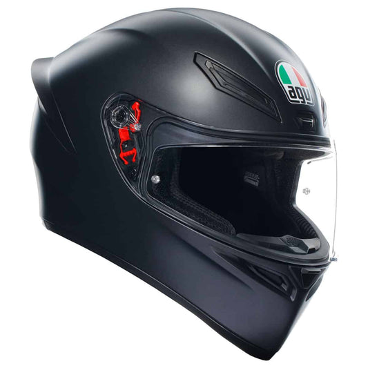 AGV K1-S Solid Helmet - Matt Black motorbike helmet front
