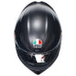 AGV K1-S Solid Helmet - Matt Black motorbike helmet top