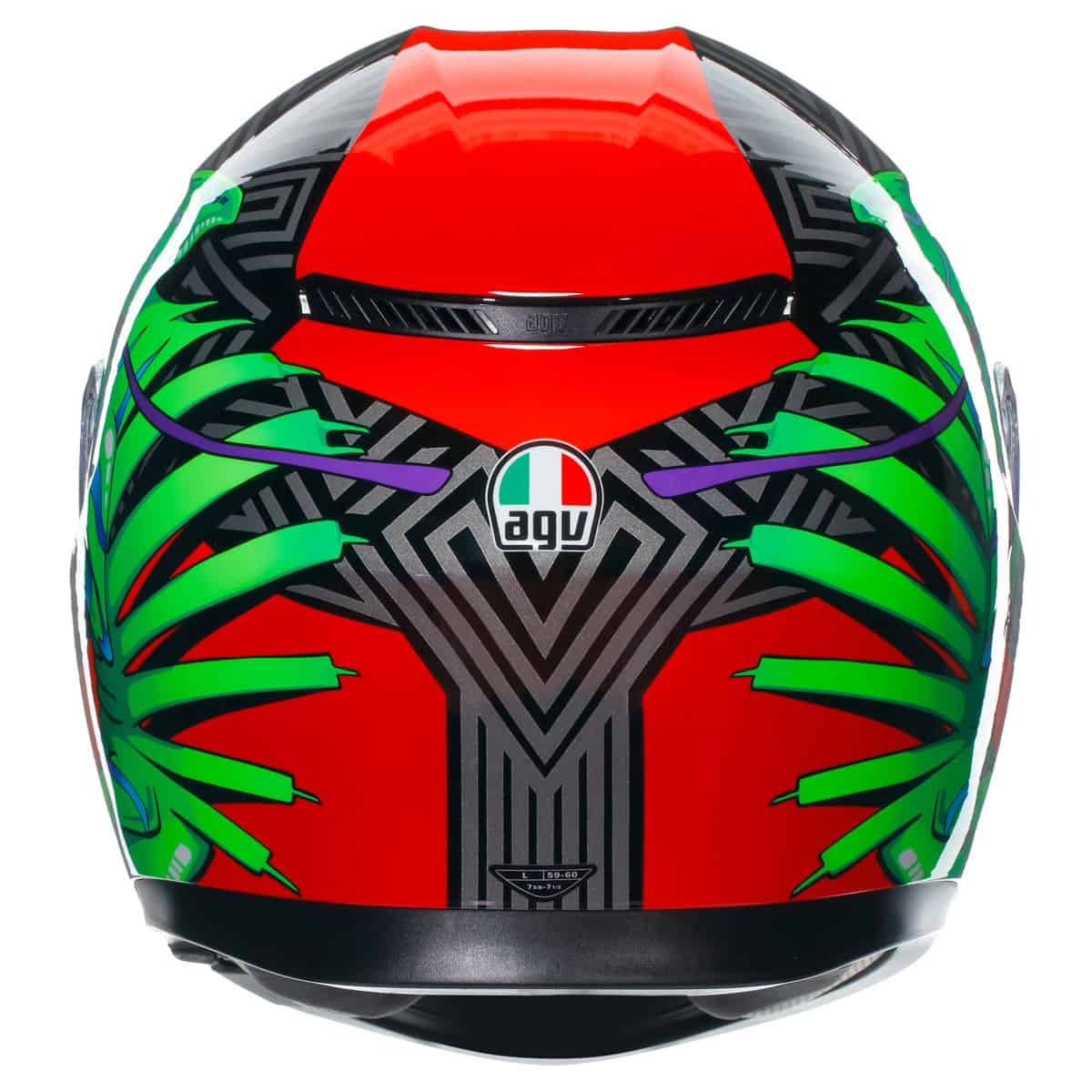 AGV K3 Kamaleon Helmet - 2019 motorbike helmet back
