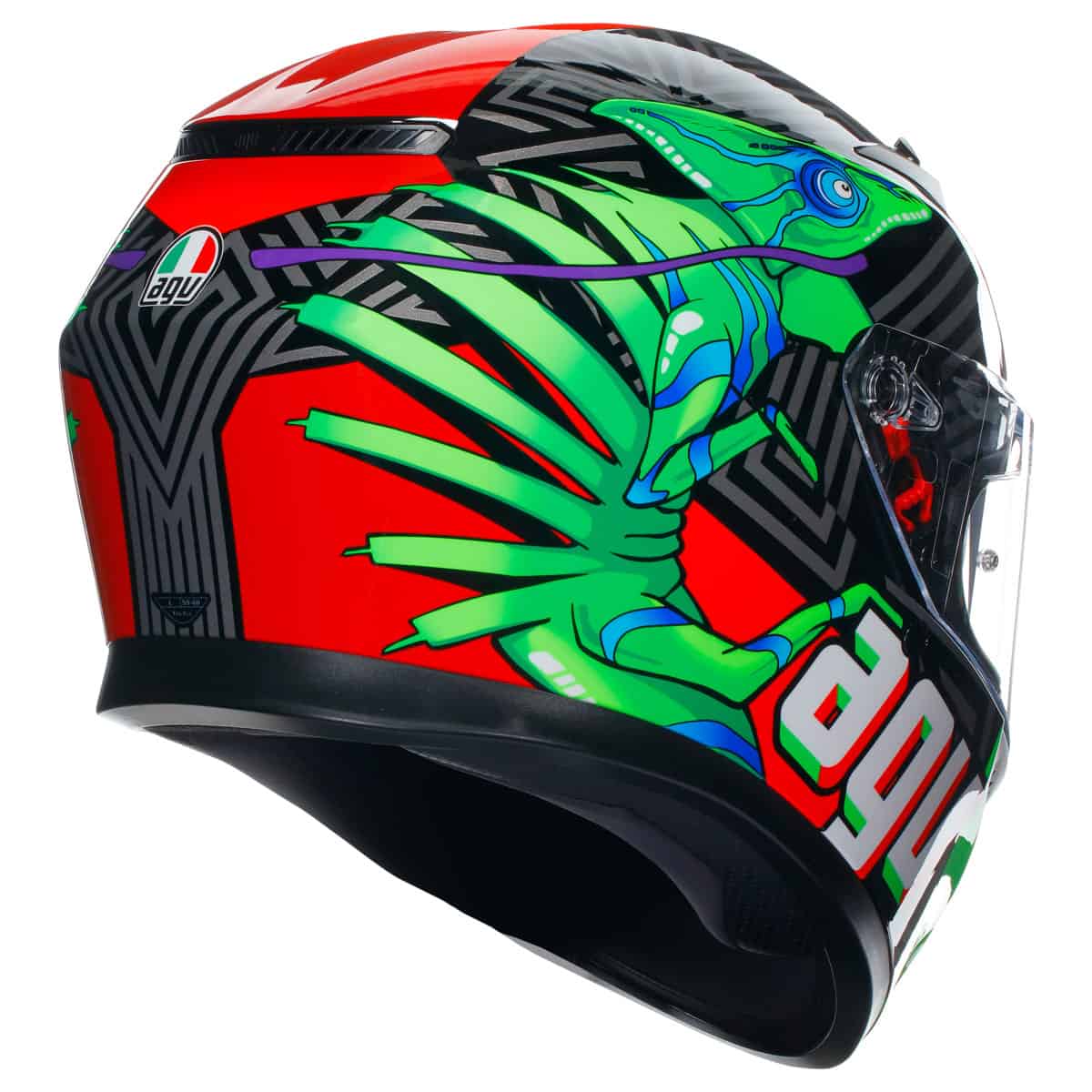 AGV K3 Kamaleon Helmet - 2019 motorbike helmet back 2