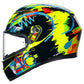 AGV K3 Rossi Winter Test Helmet - 2019 motorbike helmet side profile 2