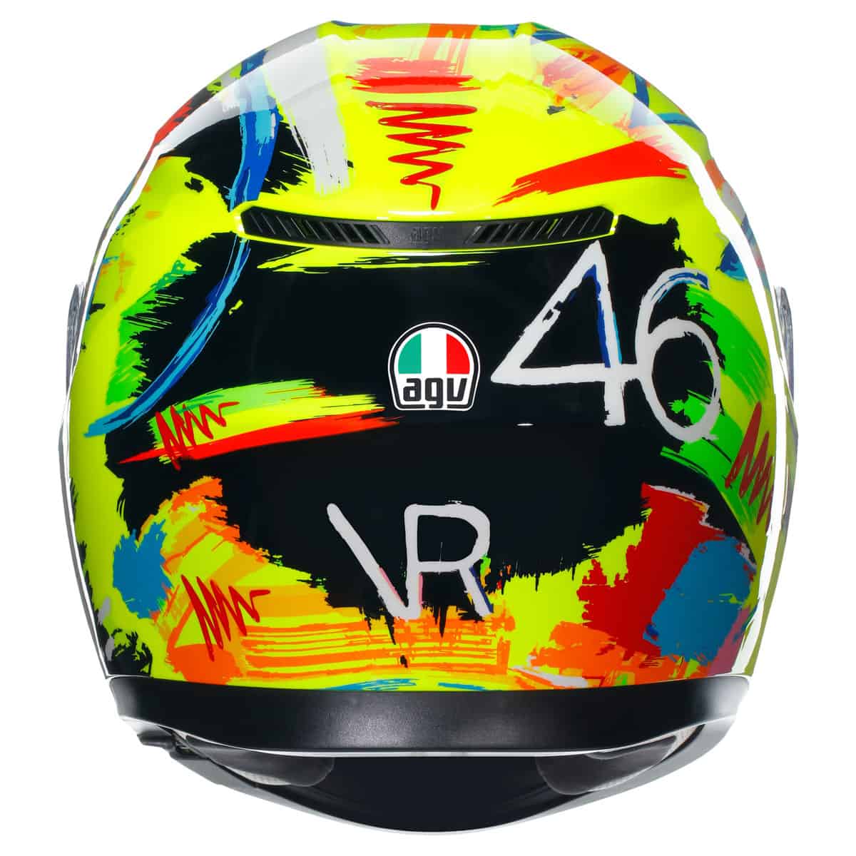AGV K3 Rossi Winter Test Helmet - 2019 motorbike helmet back