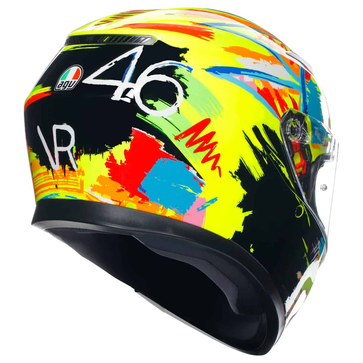 AGV K3 Rossi Winter Test Helmet - 2019 motorbike helmet back 2