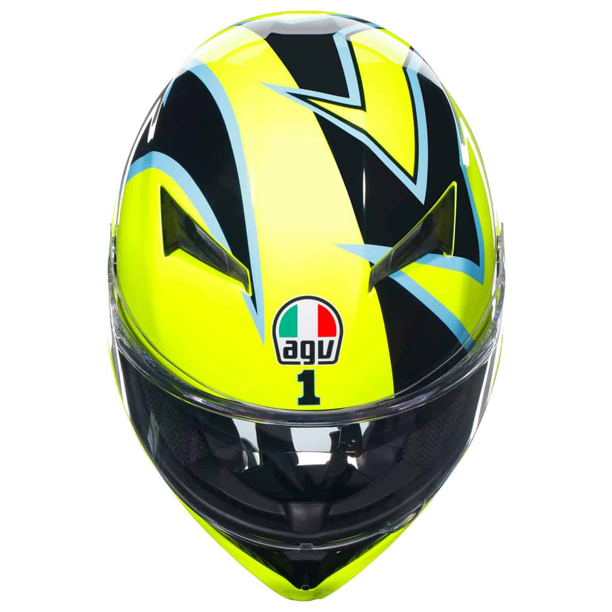 AGV K3 Rossi Winter Test Helmet - Phillip Island 2005 motorbike helmet top