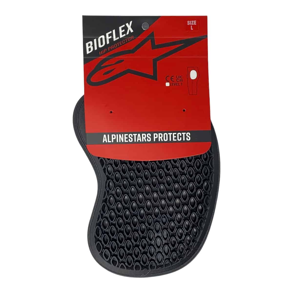 Alpinestars Nucleon Bioflex Hip Protectors CE L1 Inserts - 2pc Pair