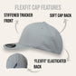 Alpinestars Motorsport Hat Style 'Ageless Flatbill', Flexfit Cap fit- Charcoal Black