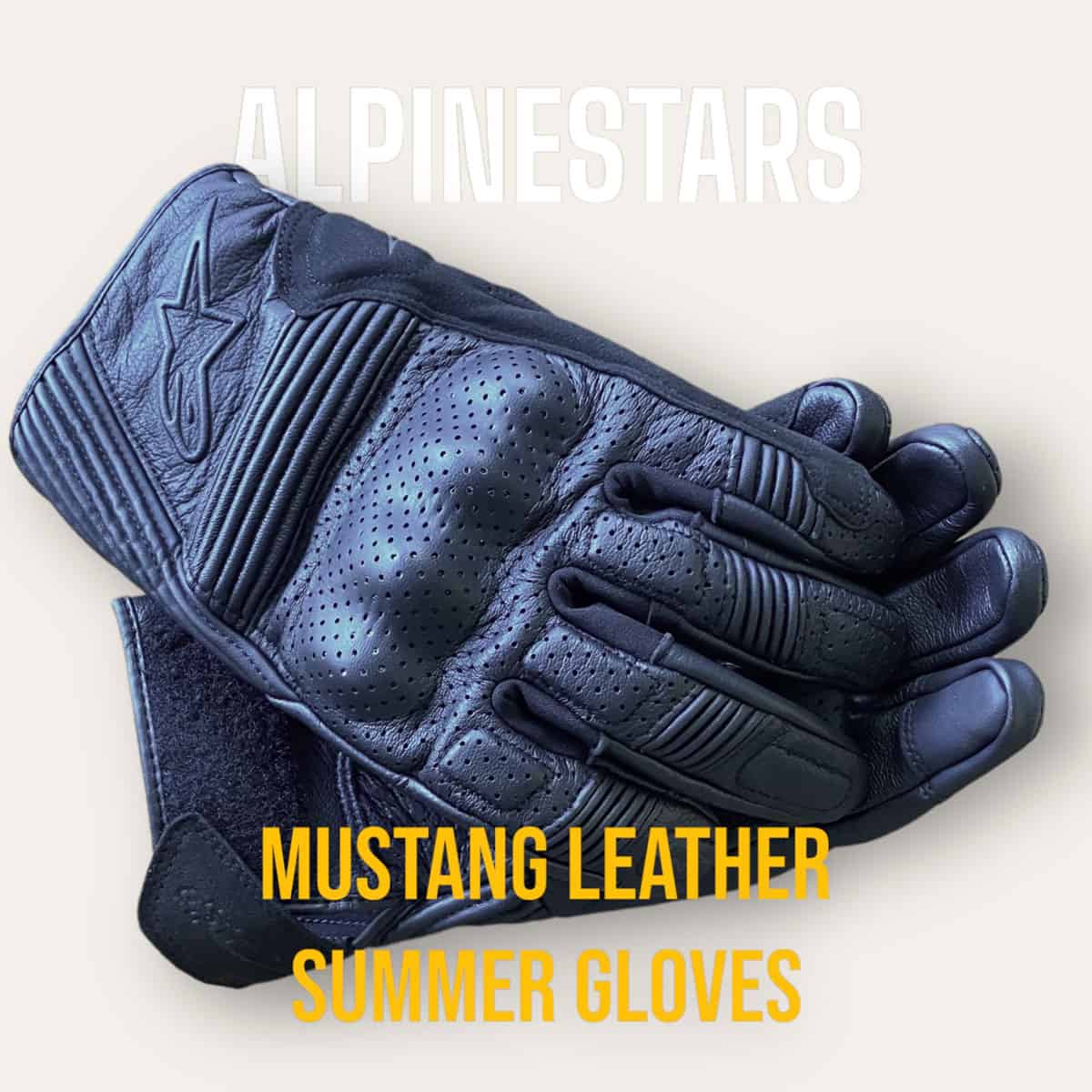 Alpinestars Mustang V2 Gloves: Summer motorcycle gloves - Amazingly comfortable