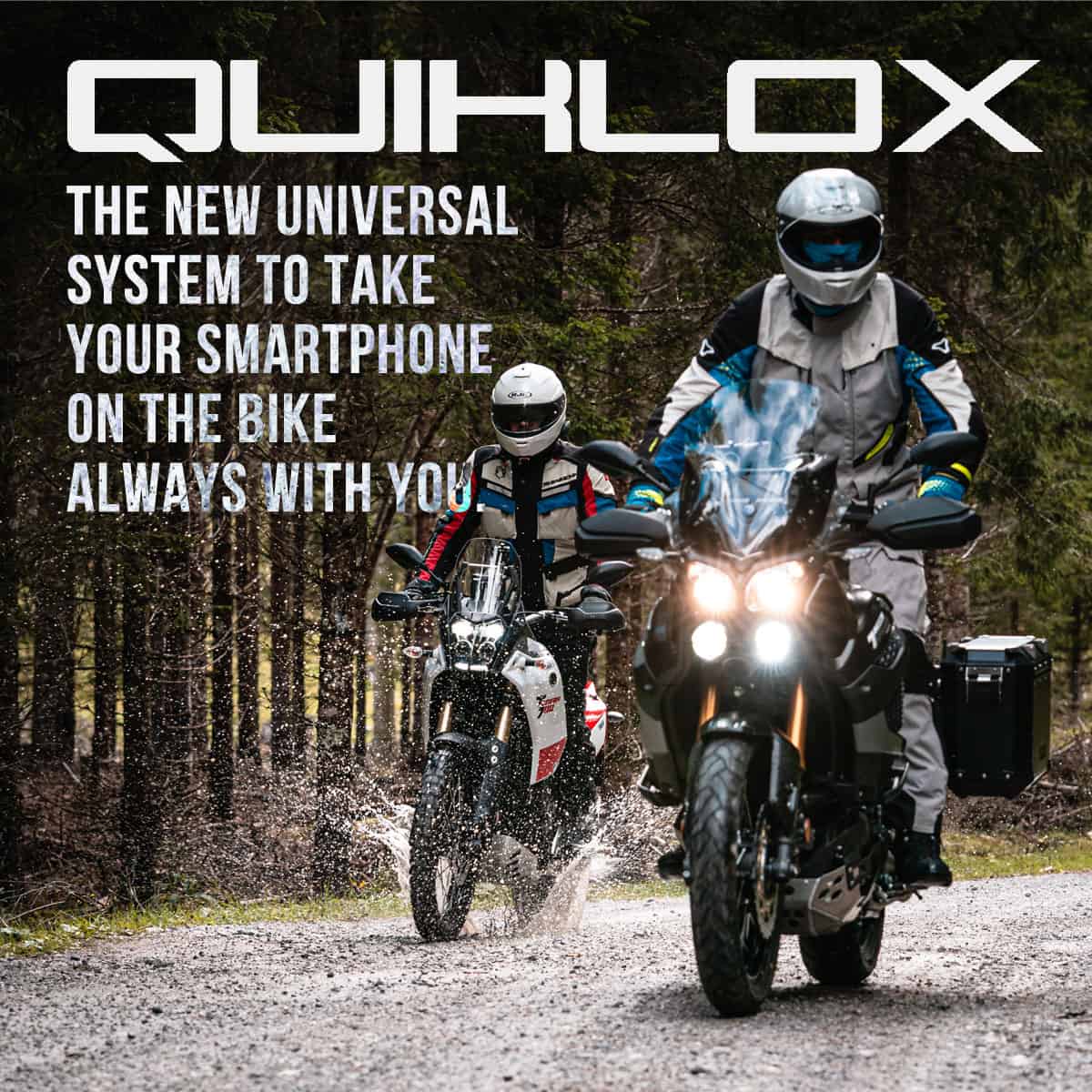 Save 10%: QuikLox phone case & handlebar mount bundle for Apple iPhon