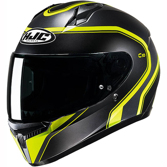 HJC C10 full face motorcycle helmet elie yellow 1