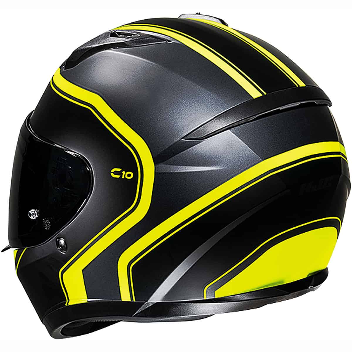 HJC C10 full face motorcycle helmet elie yellow 2
