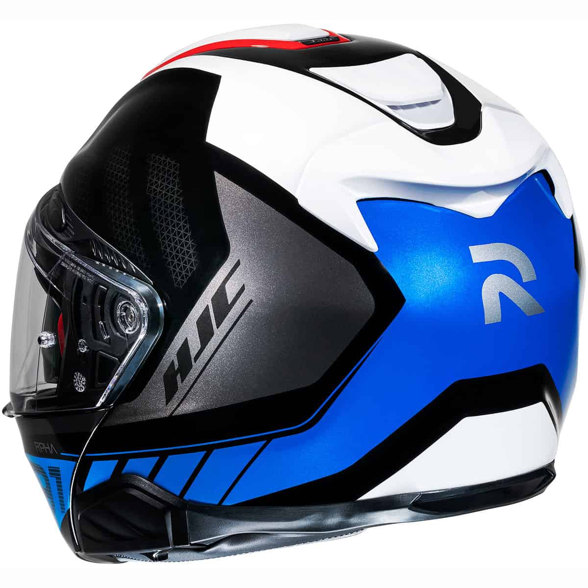 HJC RPHA 91: Premium flip-up touring motorcycle helmet rafino red white blue 2